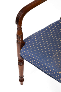 Mahogany antique Regency elbow arm chair