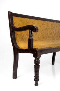 1910 American antique bench