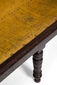 Antique courthouse bench