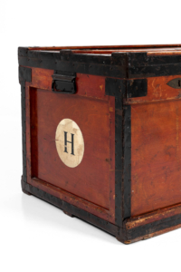 Edwardian WW1 zinc lined military chest