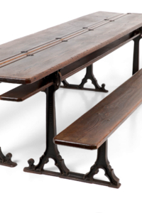 Victorian gothic chapel bench