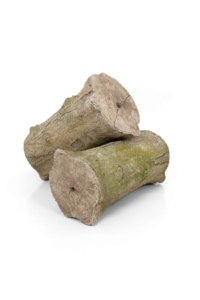 19th century faux bois concrete planters