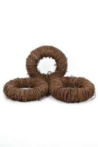 Decorative wicker wreath
