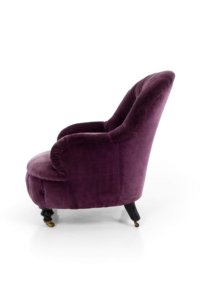 Victorian button back armchair