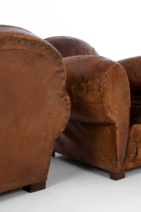 vintage leather seating