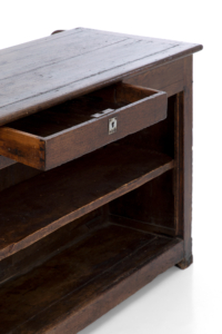 French shop display counter