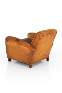 Antique leather chairs