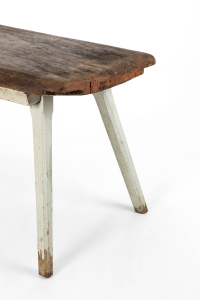 antique butchers block