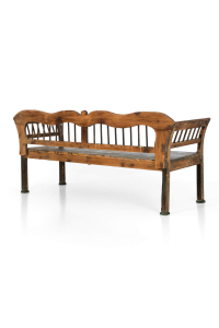 antique wooden bench