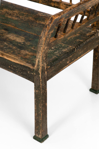 antique box bench
