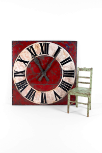 Huge 19th century clock face