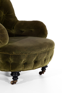 Velvet antique seating
