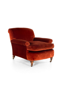 Victorian velvet chair