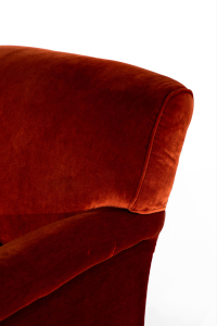 Velvet armchair