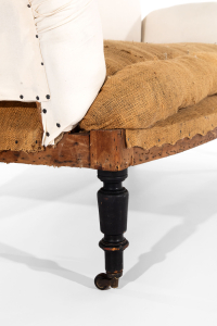 antique deconstructed sofa