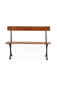 vintage wooden bench