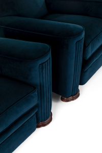 antique art deco cinema chairs