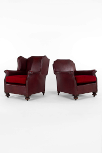 leather fireside chairs