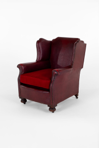 antique leather seating