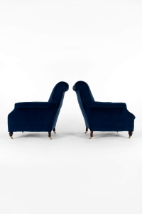 velvet armchairs