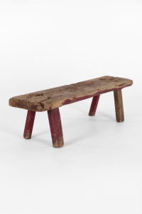 rustic antique bench