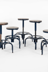 retro metal seats