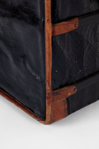 antique leather trunk