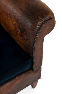 vintage leather seating