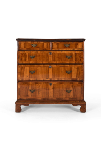 walnut chest of drawers