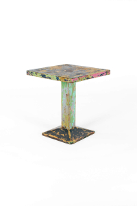 antique tolix table