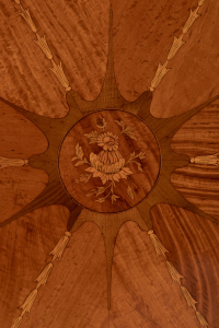 antique mahogany occasional table