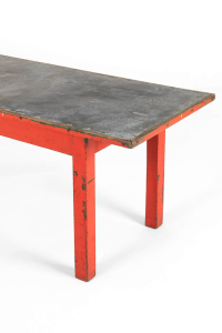 zinc dining table