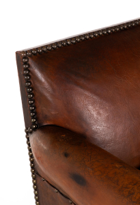 leather armchairs