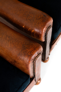 art deco club chairs