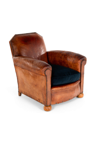 leather club chair