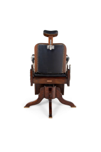 leather barbers chair