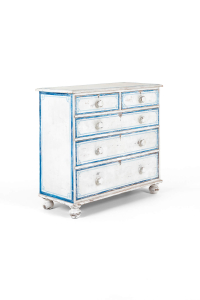 Victorian painted chest of drawers