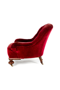 English mahogany armchair