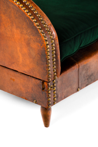 Leather chesterfield sofa
