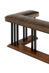 antique leather club fender