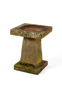 sandstone bird bath