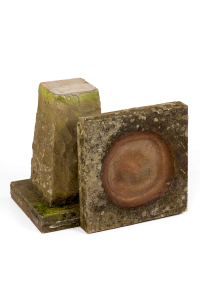 antique birdbath
