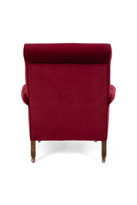 Victorian velvet armchair