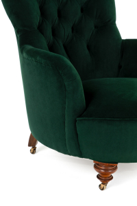button back armchair