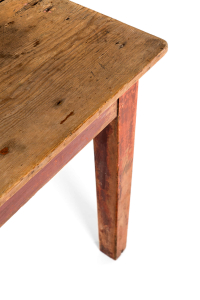 large pine table