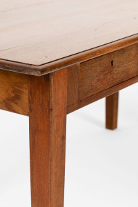 antique table with drawers