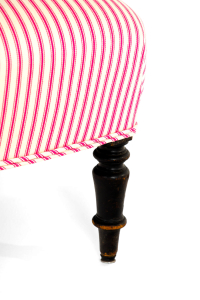 pink stripe seating styles