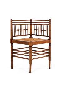 antique rush seating