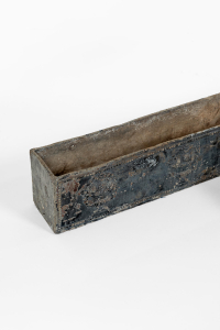 antique lead garden planters