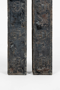 Large antique lead cistern